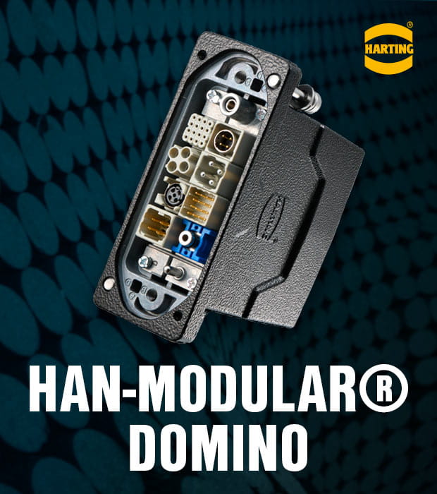 HAN-Modular Domino fra Harting finner du hos OEM Automatic AS