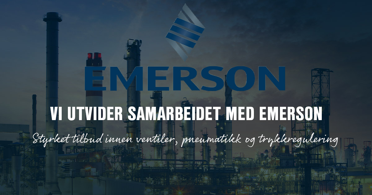 OEM Automatic AS utvider samarbeidet med Emerson