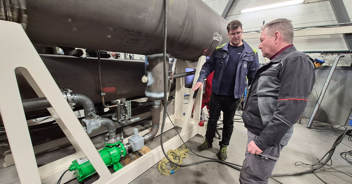 Implementering av Hermetic pumpe 