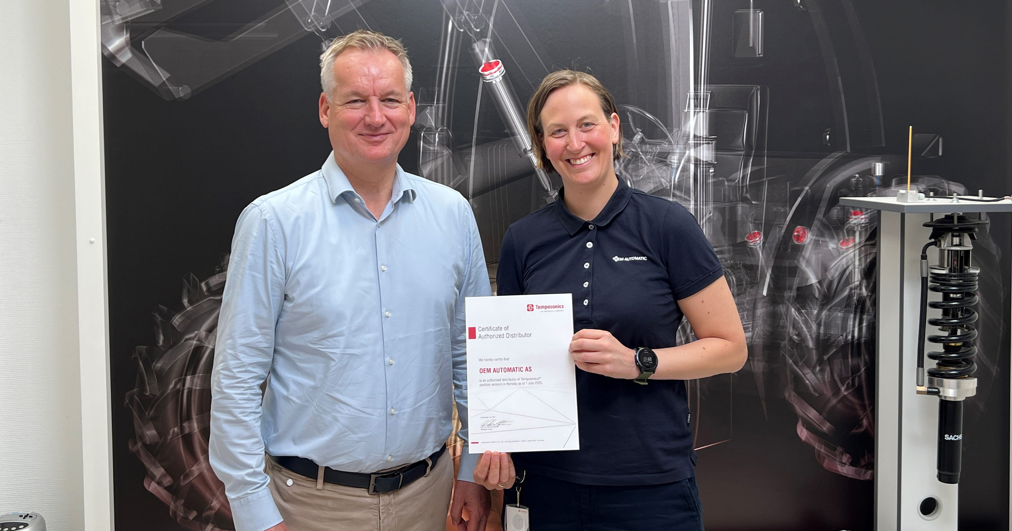 OEM Automatic på besøk hos Temposonics