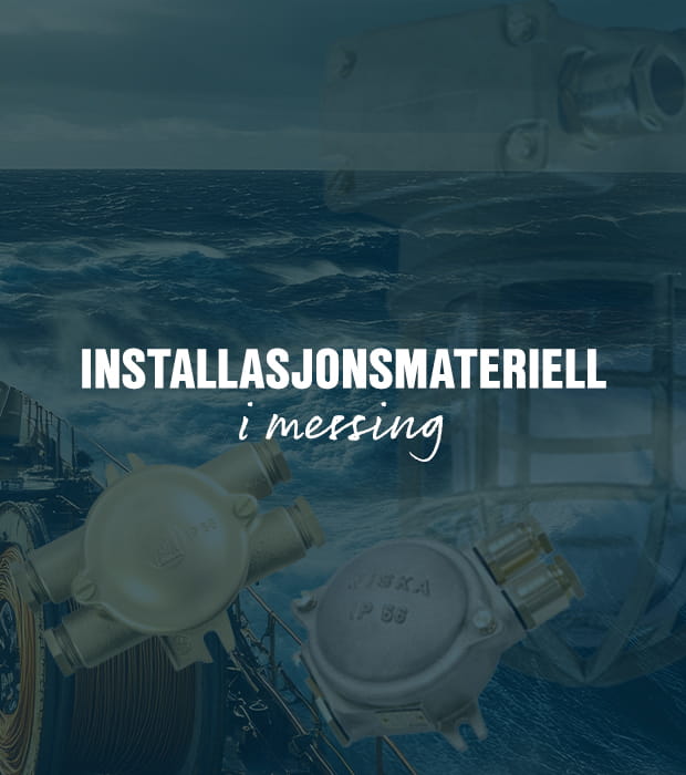 Wiska Installasjonsmateriell messing