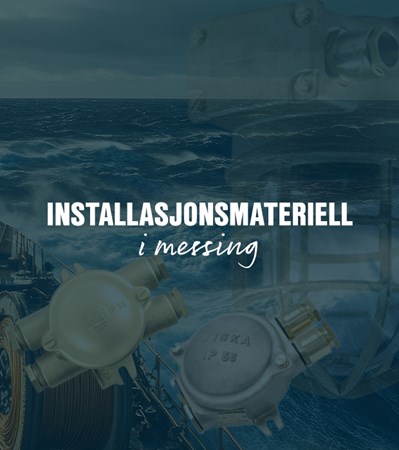 Wiska Installasjonsmateriell messing