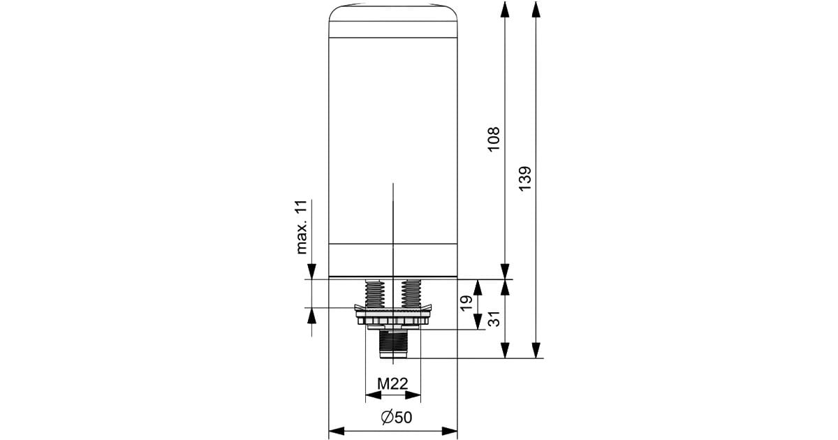 Dimensjoner Auer Smart Indicator