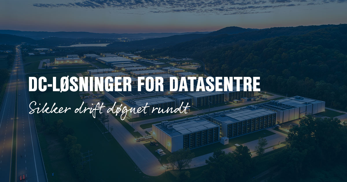 Løsninger for DC-forsyning