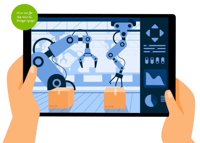 Vi er her for deg Ipad