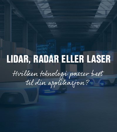 Lidar, radar eller laser?