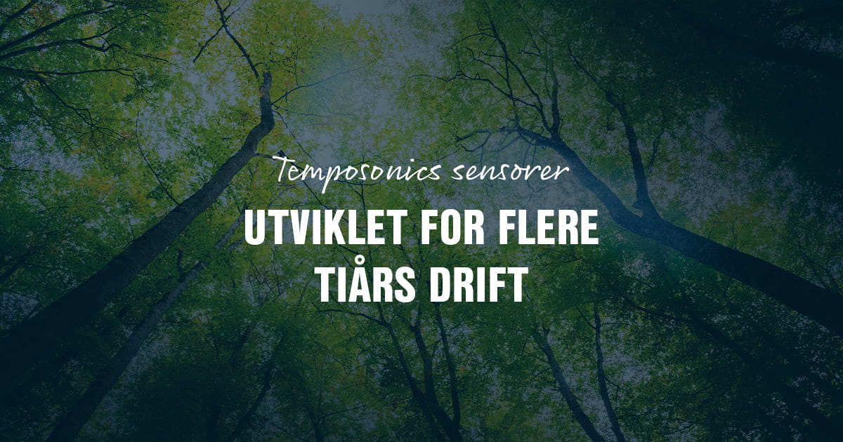 Bærekraft gjennom levetid med Temposonics sensorer