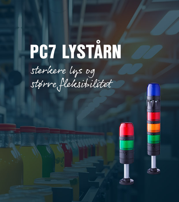 Sterkere lys og større fleksibilitet med PC7 lystårn fra Auer