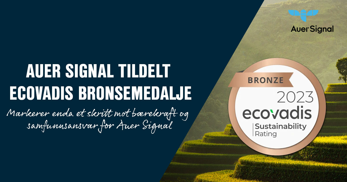 Auer Signal Eco Vadis Bronsemedalje