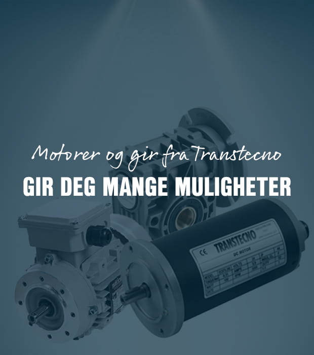 Motorer og gir fra Transtecno
