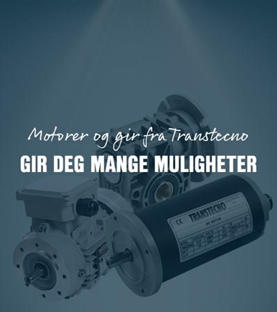 Motorer og gir fra Transtecno