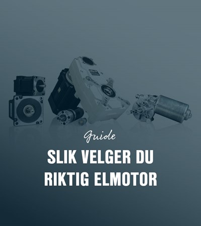 Slik velger du riktig elmotor