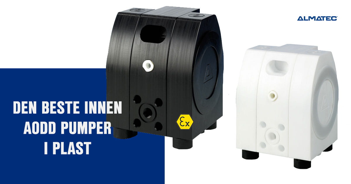 Den beste innen AODD pumper i plast