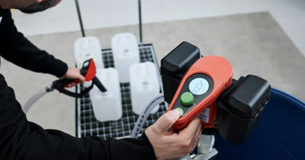 Flux batterimotor for fatpumper