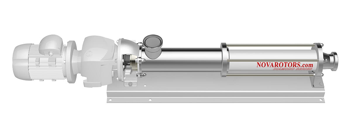 Eksenterskruepumpe hygienisk utførelse