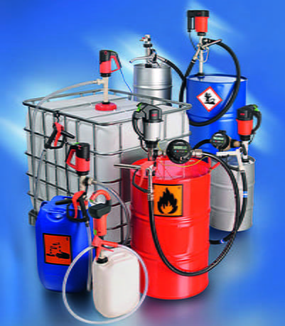 Fatpumper for tilsetting av kjemikalier