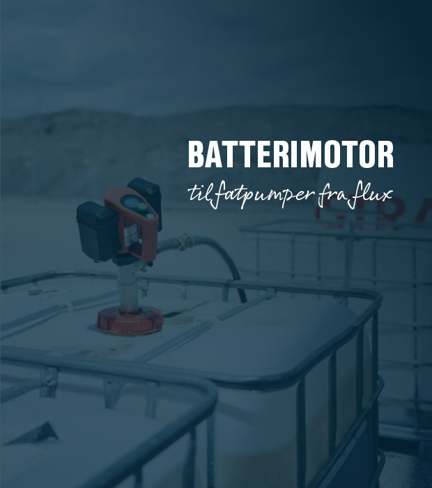 Batterimotor for fatpumper