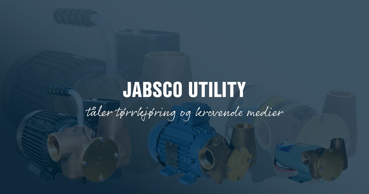 Jabsco utilty impellerpumpe