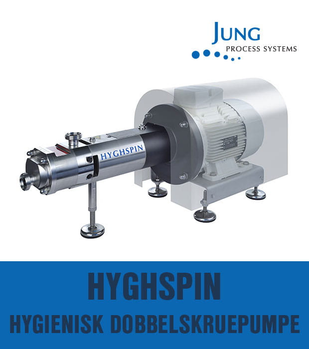 Hyghspin dobbelskruepumper