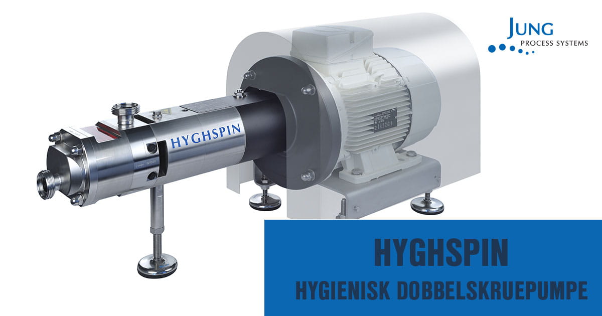 Hyghspin dobbelskruepumper