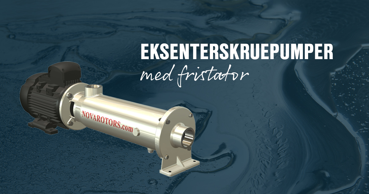 Eksenterskruepumper