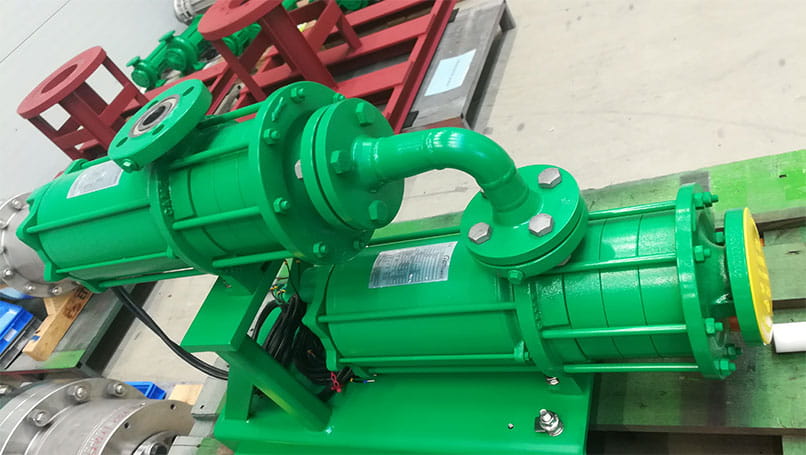 Hermetic Multi Stage pumpe applikation