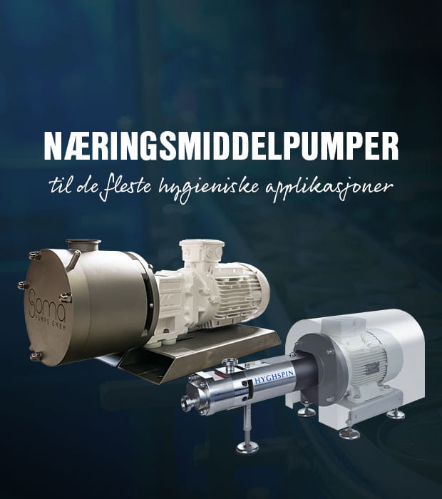 Pumper til næaringsmiddel fra OEM Automatic AS