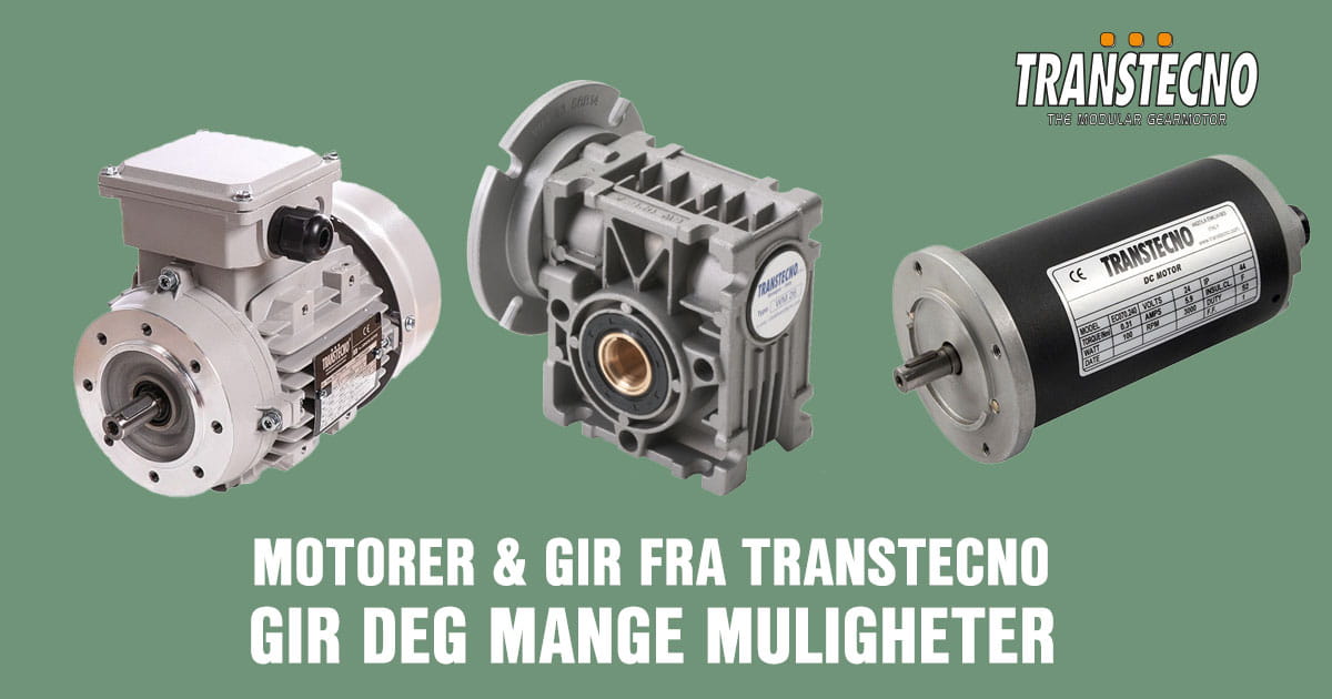 Transtecno motorer og gir