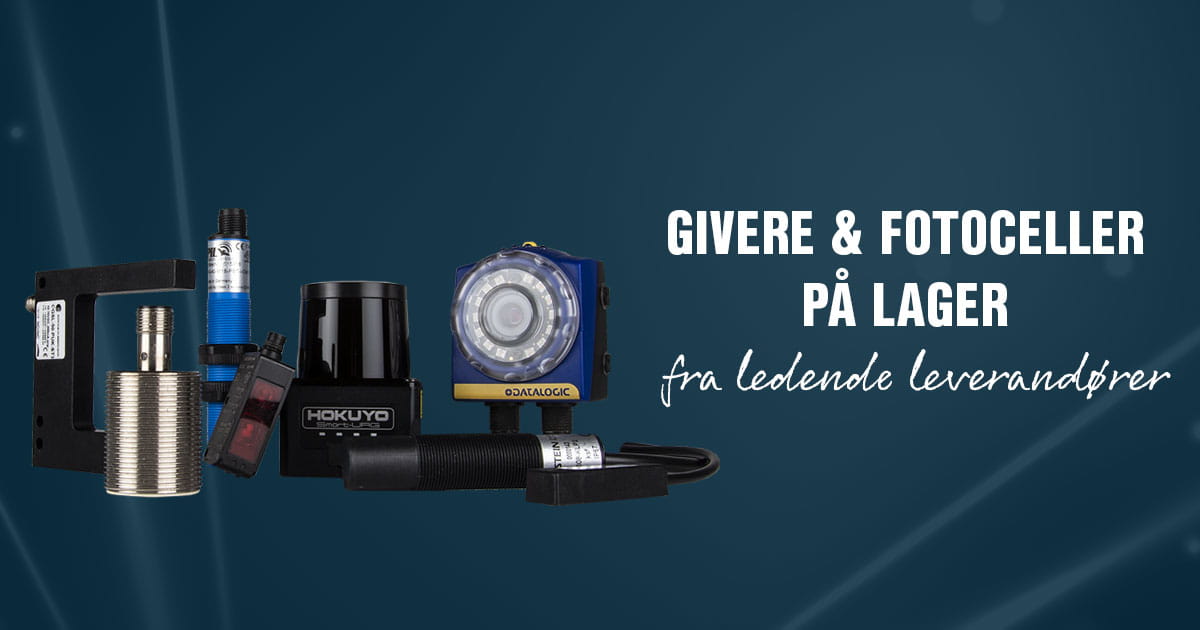Givere og fotoceller på lager