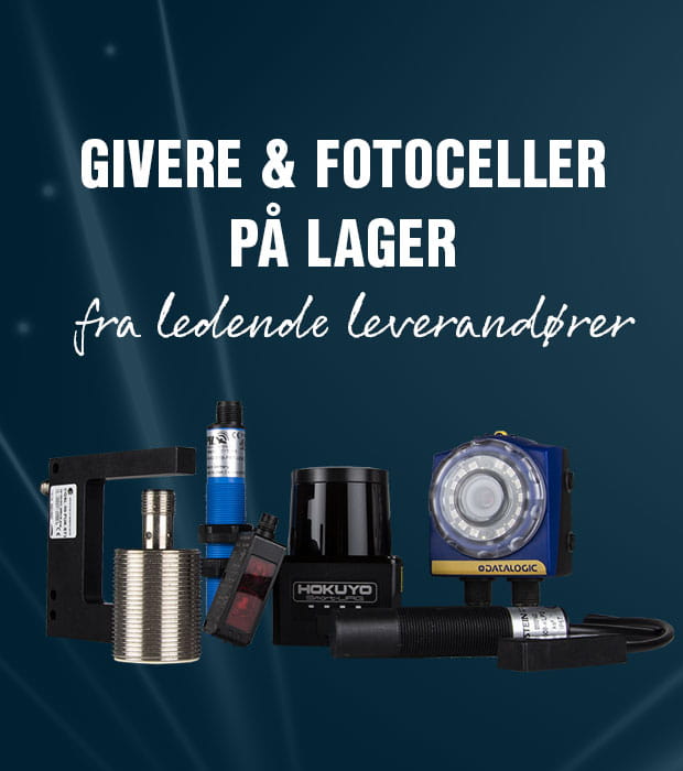 Givere og fotoceller på lager