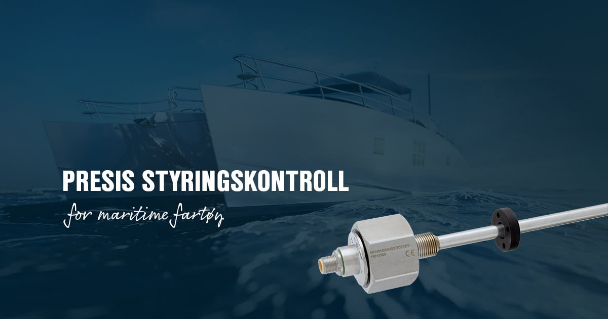 Presis styringskontroll for maritime fartøy fra Temposonics