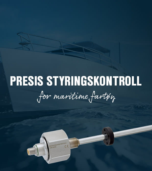 Styringskontroll for båter fra Temposonics
