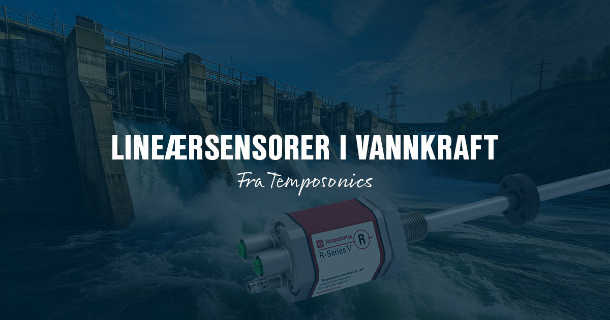 Lineærsensorer i vannkraft fra Temposonics