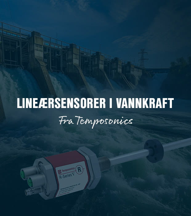 Lineærsensorer i vannkraft fra Temposonics