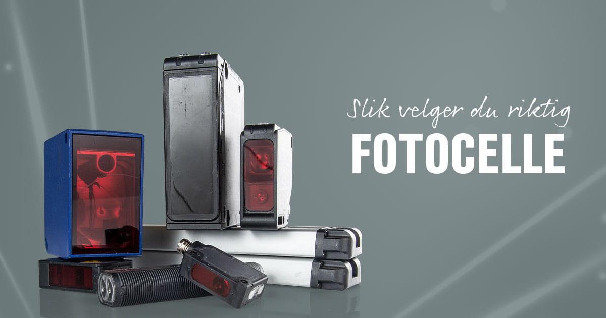 Velg rett fotocelle