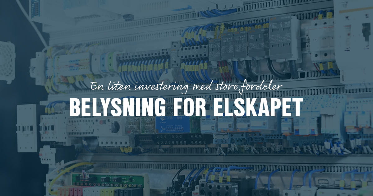 Belysning til elskap