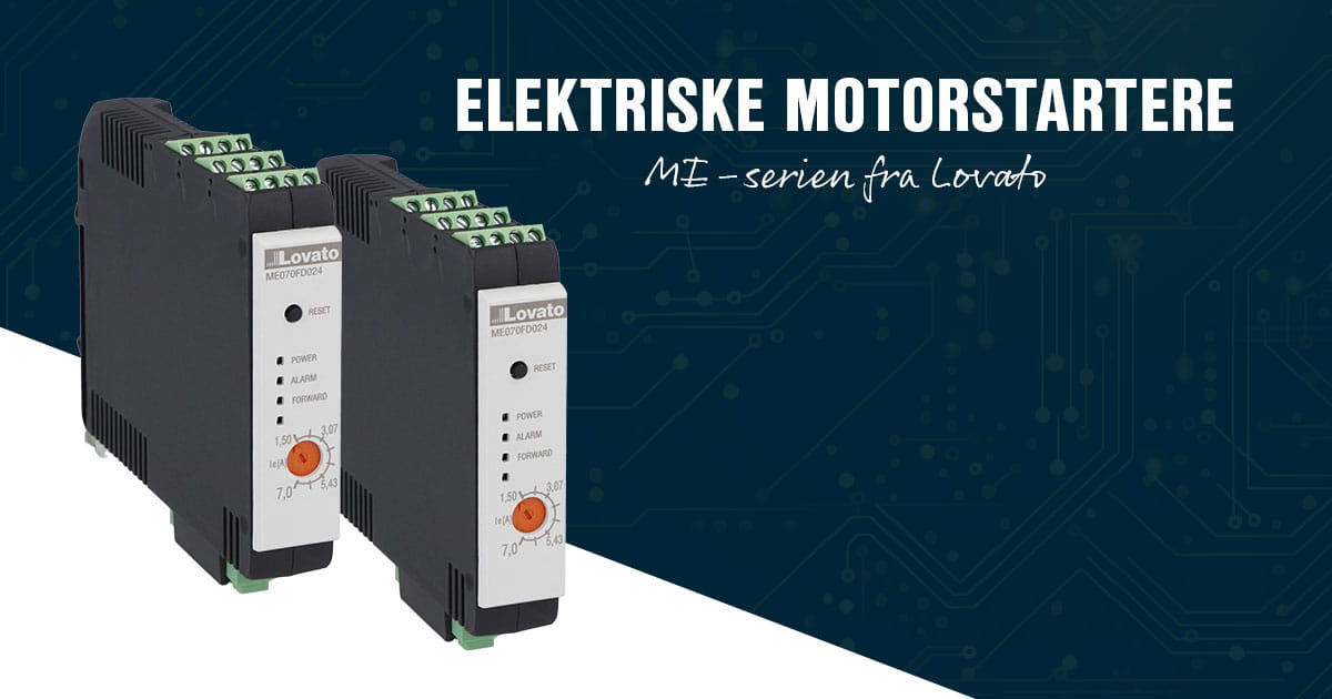 Elektroniske motorstartere fra Lovato