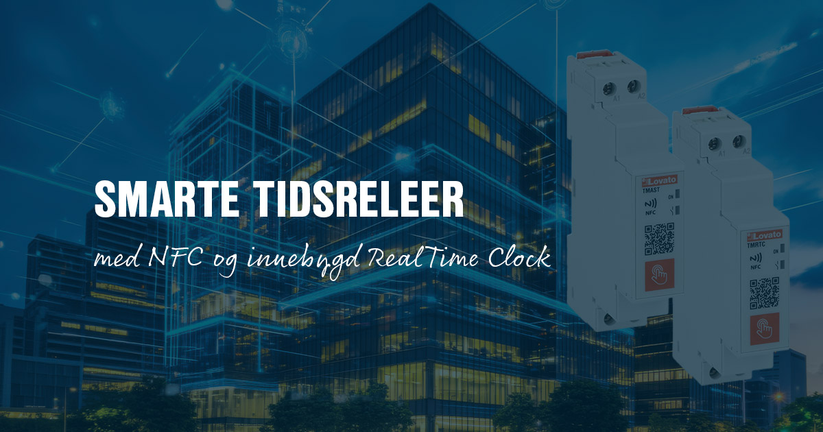 NFC-programmerbare tidsreleer fra Lovato