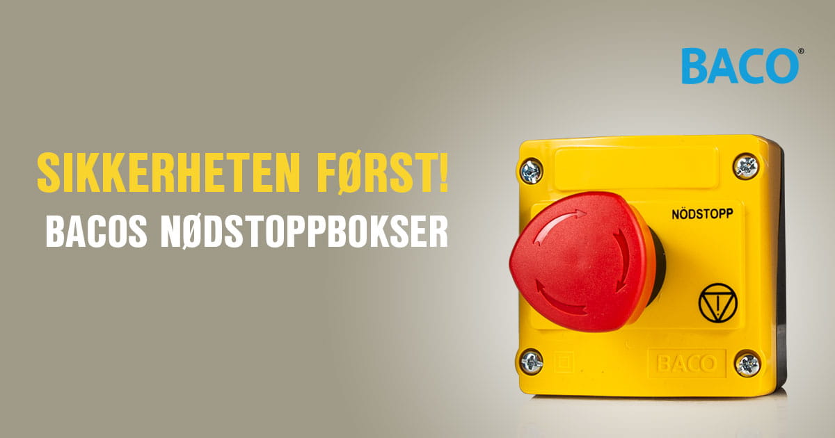 Baco Nødstoppbokser