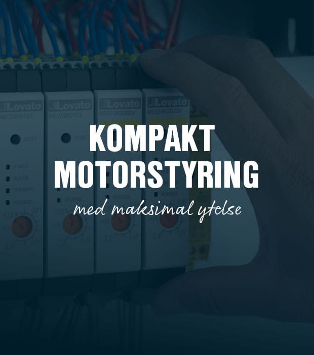 Kompakt og driftssikker motorstarter fra Lovato