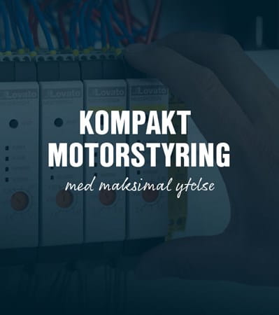 Kompakt og driftssikker motorstarter fra Lovato