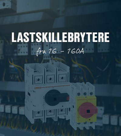 Lastskillebrytere med høy fleksibilitet og kompakt design