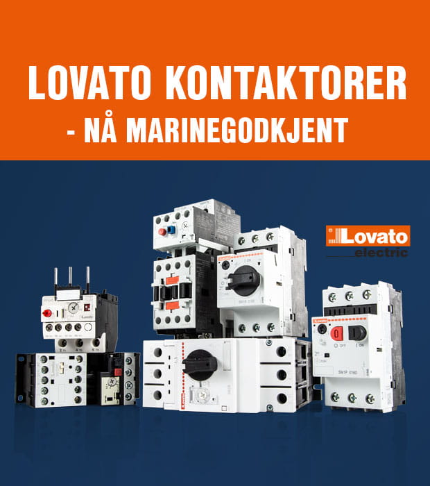 Lovato kontaktorer marinegodkjent