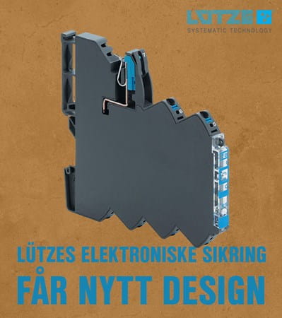 Elektroniske sikringer fra Lutze med nytt design