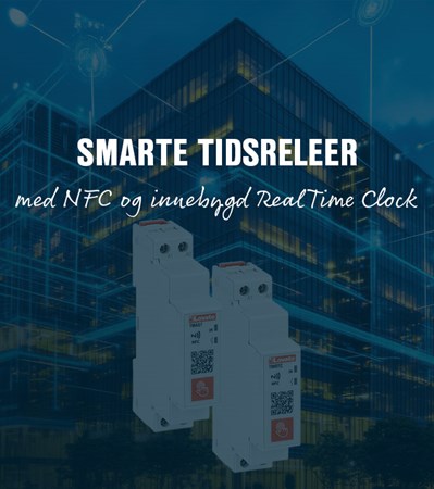 NFC-programmerbare tidsreleer fra Lovato