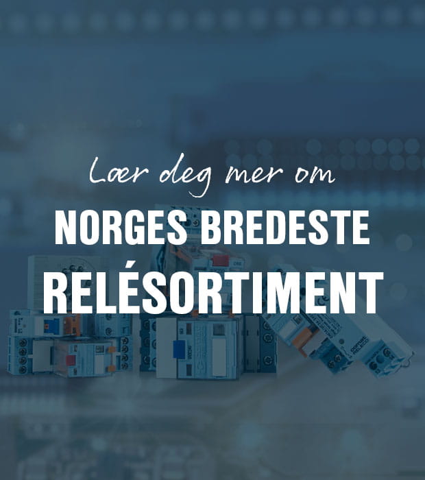 Norges bredeste relesortiment