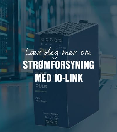 Puls strømforsyning med IO-Link