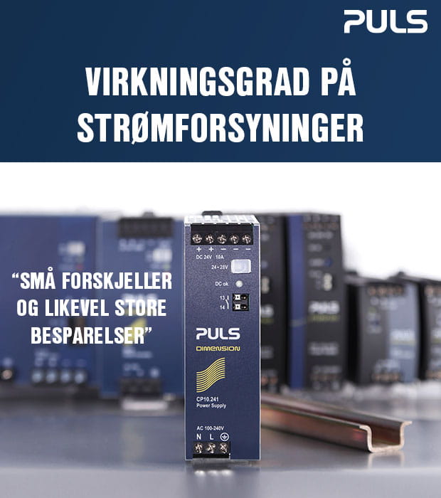 Virkningsgrad på strømforsyninger