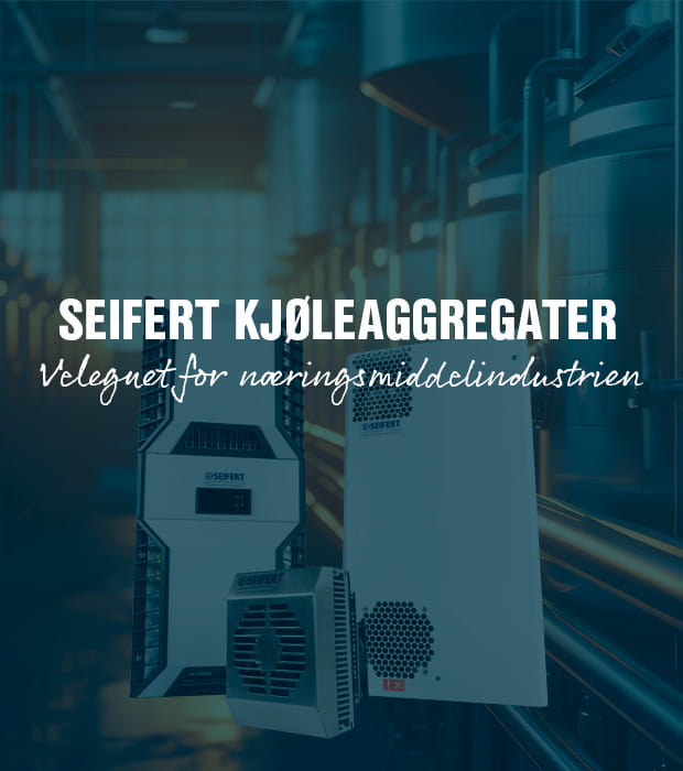 Kjøleaggregater fra Seifert egnet for næringsmiddelindustrien
