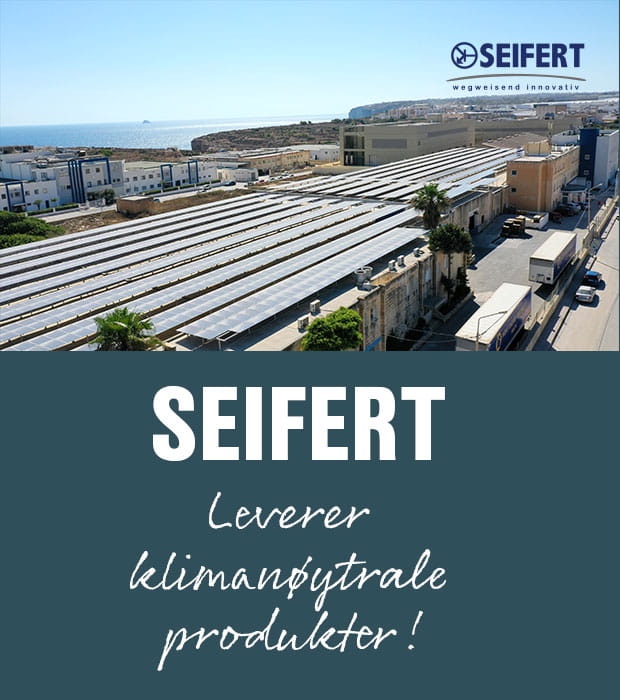 Seifert har levert klimanøytrale produkter siden 2020